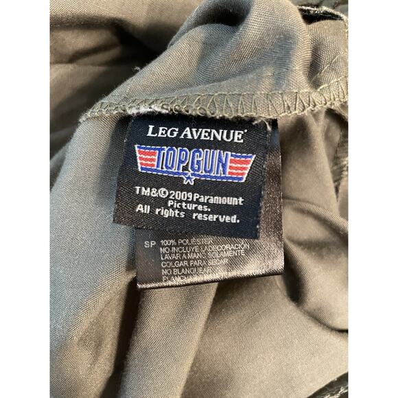 Halloween Costume TOP GUN FLIGHT SUIT Jumpsuit Large Maverick Goose Tom Cruise - Picture 12 of 14